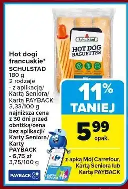 Carrefour Bułka hot dog francuski Schulstad oferta