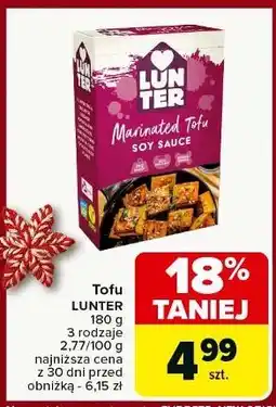 Carrefour Tofu marynowane Lunter oferta