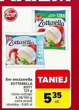 Carrefour Ser light Zott Zottarella oferta