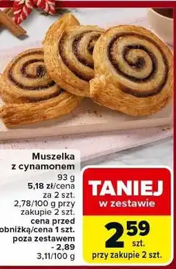 Carrefour Muszelka z cynamonem oferta