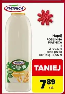 Carrefour Napój owsiany Piątnica Roślinna oferta