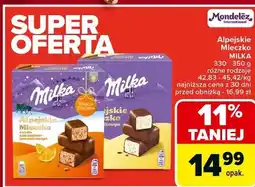 Carrefour Czekoladki waniliowe Milka Alpejskie Mleczko oferta