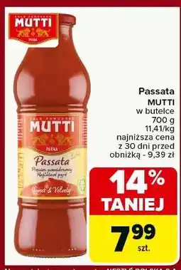 Carrefour Passata pomidorowa mutti Mutti oferta