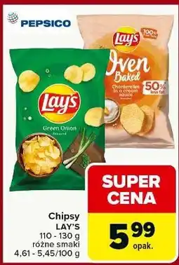 Carrefour Chipsy kurki w delikatnym sosie Lay's Oven Baked (Prosto Z Pieca) oferta