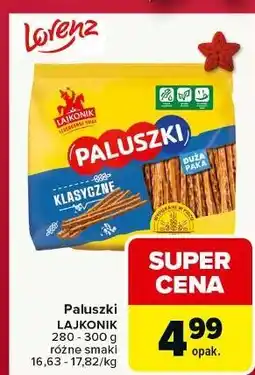 Carrefour Paluszki klasyczne Lajkonik oferta