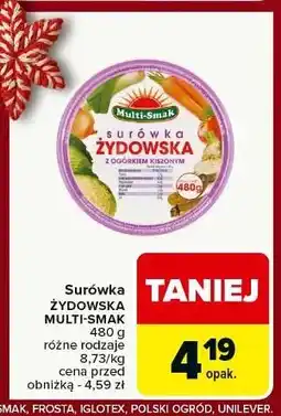 Carrefour Surówka żydowska Multi-Smak oferta