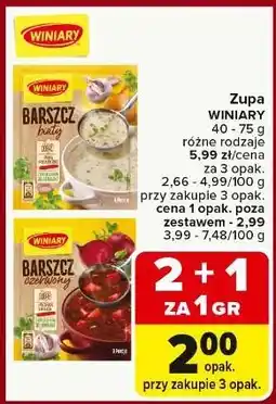 Carrefour Barszcz czerwony Winiary oferta