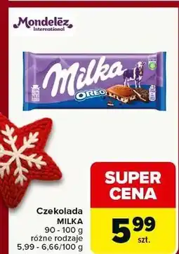 Carrefour Czekolada Milka Oreo oferta
