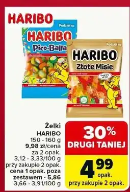 Carrefour Żelki Haribo Złote Misie oferta