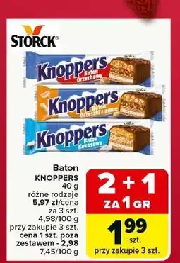 Carrefour Baton kokosowy Knoppers oferta