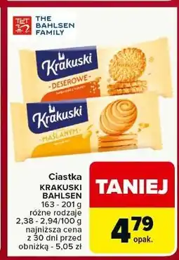 Carrefour Ciastka deserowe Krakuski oferta