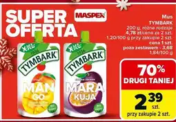 Carrefour Mus jabłko-banan-marakuja-cytryna Tymbark oferta