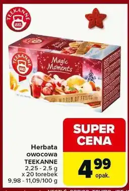 Carrefour Herbata magic moments Teekanne World Of Fruits oferta
