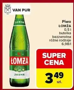 Carrefour Piwo Łomża Jasne (Dawniej Export) oferta