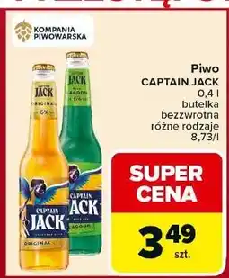Carrefour Piwo Captain Jack Blue Lagoon oferta