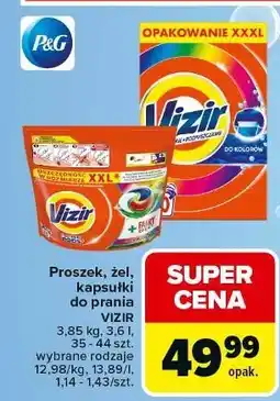 Carrefour Kapsułki do prania fairy expert Vizir Platinum Pods oferta