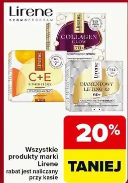 Carrefour Przeciwzmarszczkowy krem regenerujący 60+ Lirene Diamentowy Lifting 3D oferta