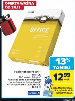Carrefour Papier ksero Office oferta