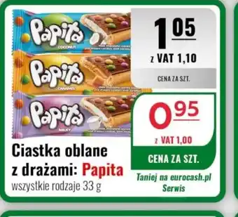 Ciastka oblane z drażami: Papita