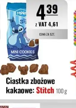 Eurocash Ciastka zbożowe kakaowe Stitch oferta