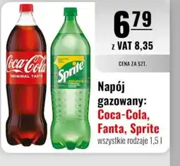Eurocash Napój gazowany Coca-Cola, Fanta, Sprite oferta