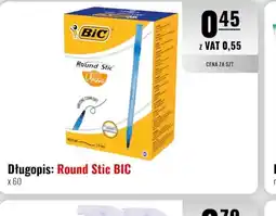 Eurocash Długopis Round Stic BIC oferta