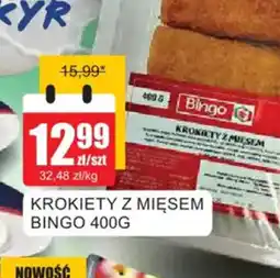 Bingo KROKIETY Z MIESEM oferta
