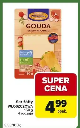 Carrefour Express Ser żółty WŁOSZCZOWA 4 rodzaje oferta