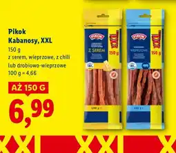 Lidl Kabanosy XXL z serem Pikok oferta