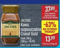 ALDI Kawa rozpuszczalna Cronat Gold Jacobs oferta
