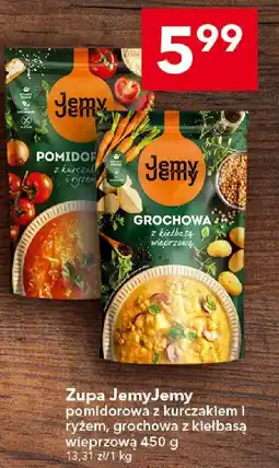 Lewiatan Zupa Jemy Jemy grochowa z kiełbasą wieprzową 450 g oferta