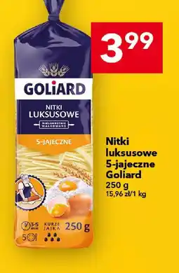 Lewiatan Nitki luksusowe 5-jajeczne Goliard 250 g oferta