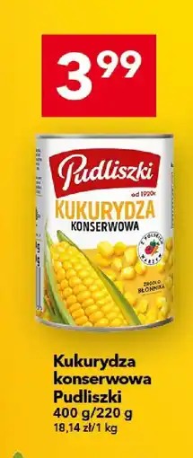 Lewiatan Kukurydza konserwowa Pudliszki 400 g/220 g oferta