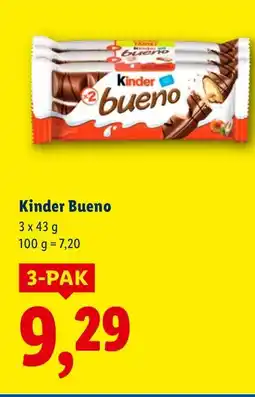Lidl Baton Bueno 3-pak Kinder oferta