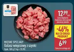 ALDI Gulasz wieprzowy z szynki Mięsne Specjały oferta