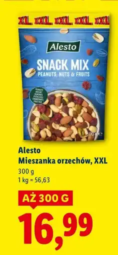 Lidl Mieszanka orzechów Snack Mix XXL Alesto oferta