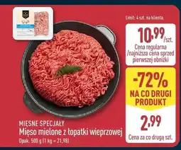 ALDI Mięso mielone z łopatki wieprzowej Mięsne Specjały oferta