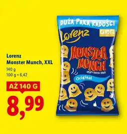Lidl Chipsy Monster Munch, XXL Lorenz oferta