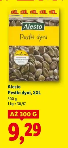 Lidl Pestki dyni XXL Alesto oferta