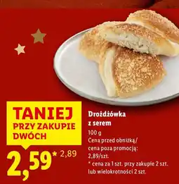 Lidl Drożdżówka z serem 100 g Lidl oferta