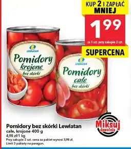 Lewiatan Pomidory całe bez skórki Lewiatan oferta