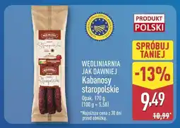 ALDI Kabanosy staropolskie Wędliniarnia Jak Dawniej oferta