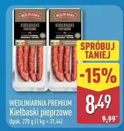 ALDI Kiełbaski pieprzowe Wędliniarnia Premium oferta