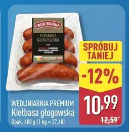 ALDI Kiełbasa głogowska Wędliniarnia Premium oferta