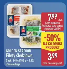 ALDI Filety śledziowe różne rodzaje Golden Seafood oferta