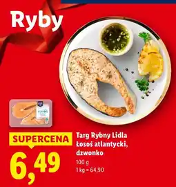 Lidl Łosoś atlantycki Targ Rybny Lidla oferta