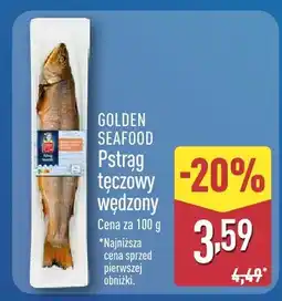 ALDI Pstrąg tęczowy wędzony Golden Seafood oferta