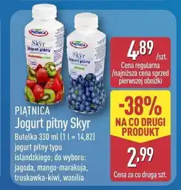 ALDI Jogurt pitny Skyr typu islandzkiego jagoda Piątnica oferta