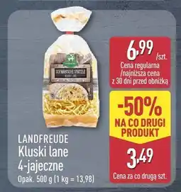 ALDI Kluski lane 4-jajeczne Landfreude oferta