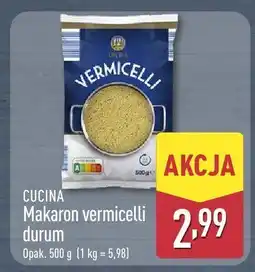 ALDI Makaron vermicelli durum Cucina oferta